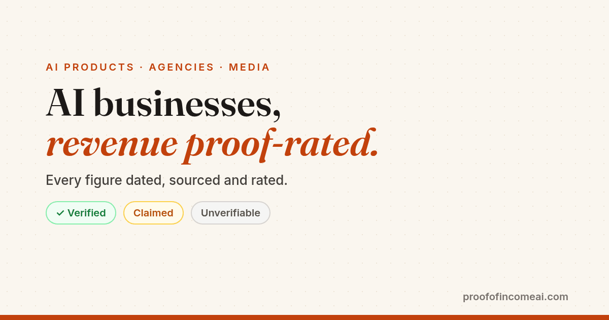 ProofOfIncome - we check AI business revenue claims against real evidence